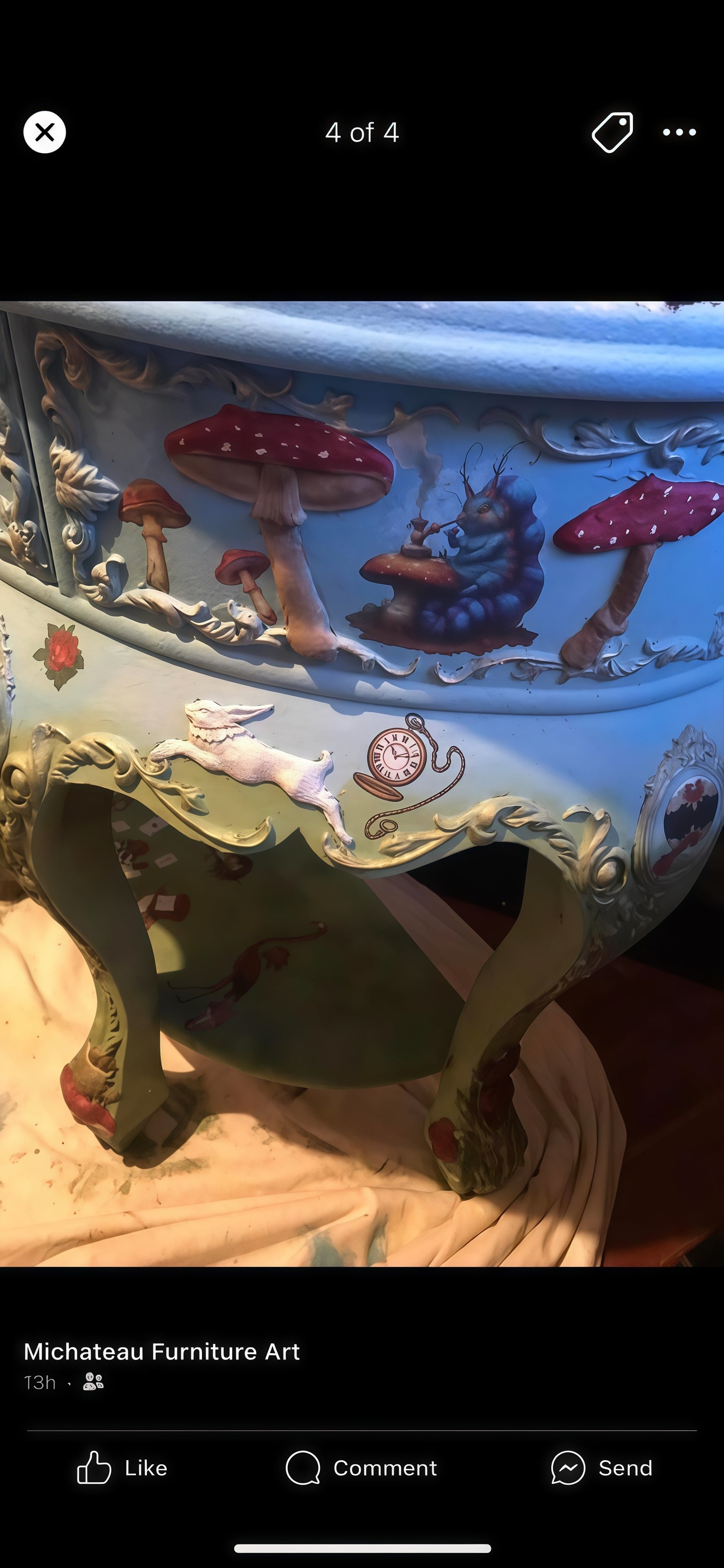 Alice in Wonderland Table